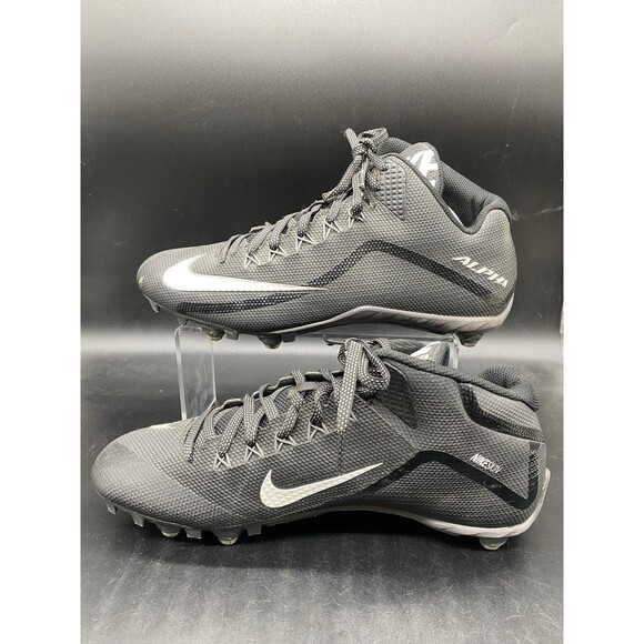 Nike Alpha Pro NikeSkin Football Cleat Mens Size 12 705409-010 - Picture 2 of 7
